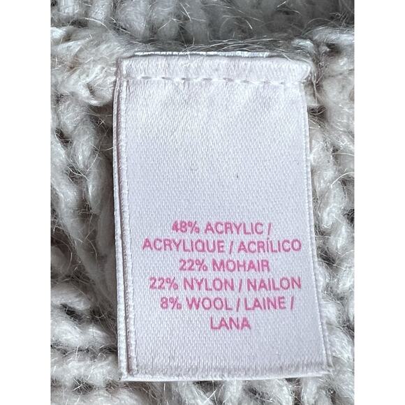 VICTORIA'S SECRET Mohair Wool Blend Floral Oversized Sweater Sz S - Picture 12 of 12